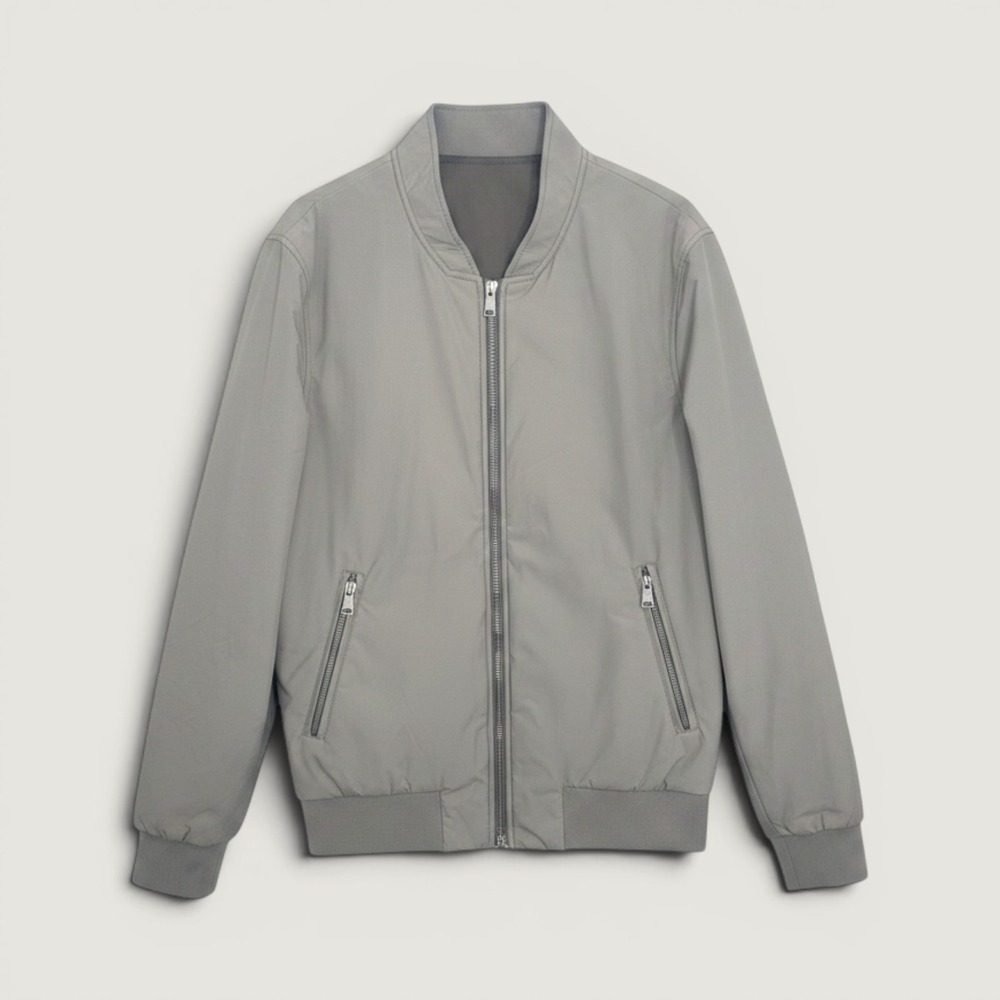 Reiss Jacket Mountain Bomber Grey Small